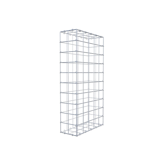 Gabion 100 cm x 50 cm x 20 cm (L x H x D), mesh size 10 cm x 10 cm, C-ring