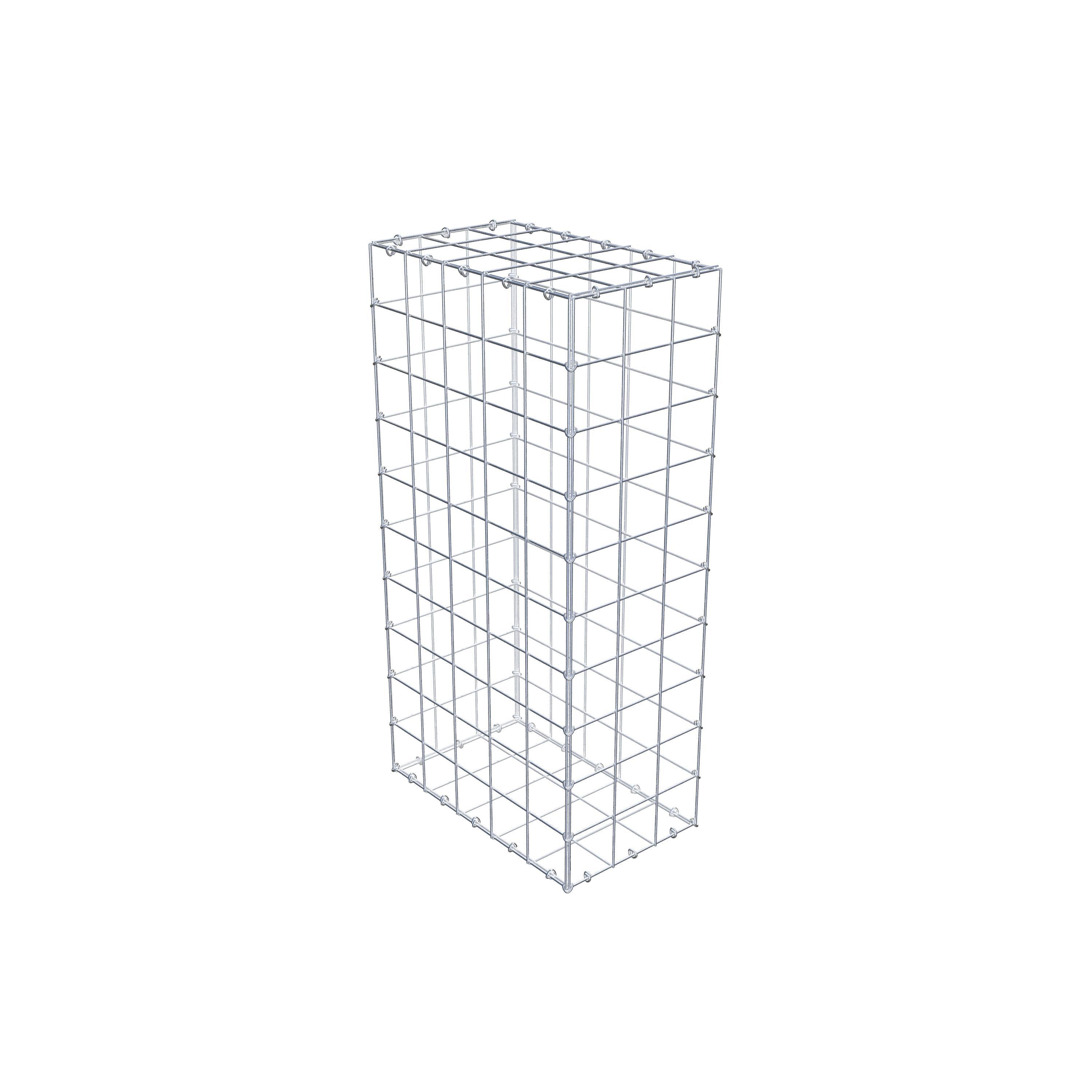Schanskorf 100 cm x 50 cm x 30 cm (L x H x D), maaswijdte 10 cm x 10 cm, C-ring