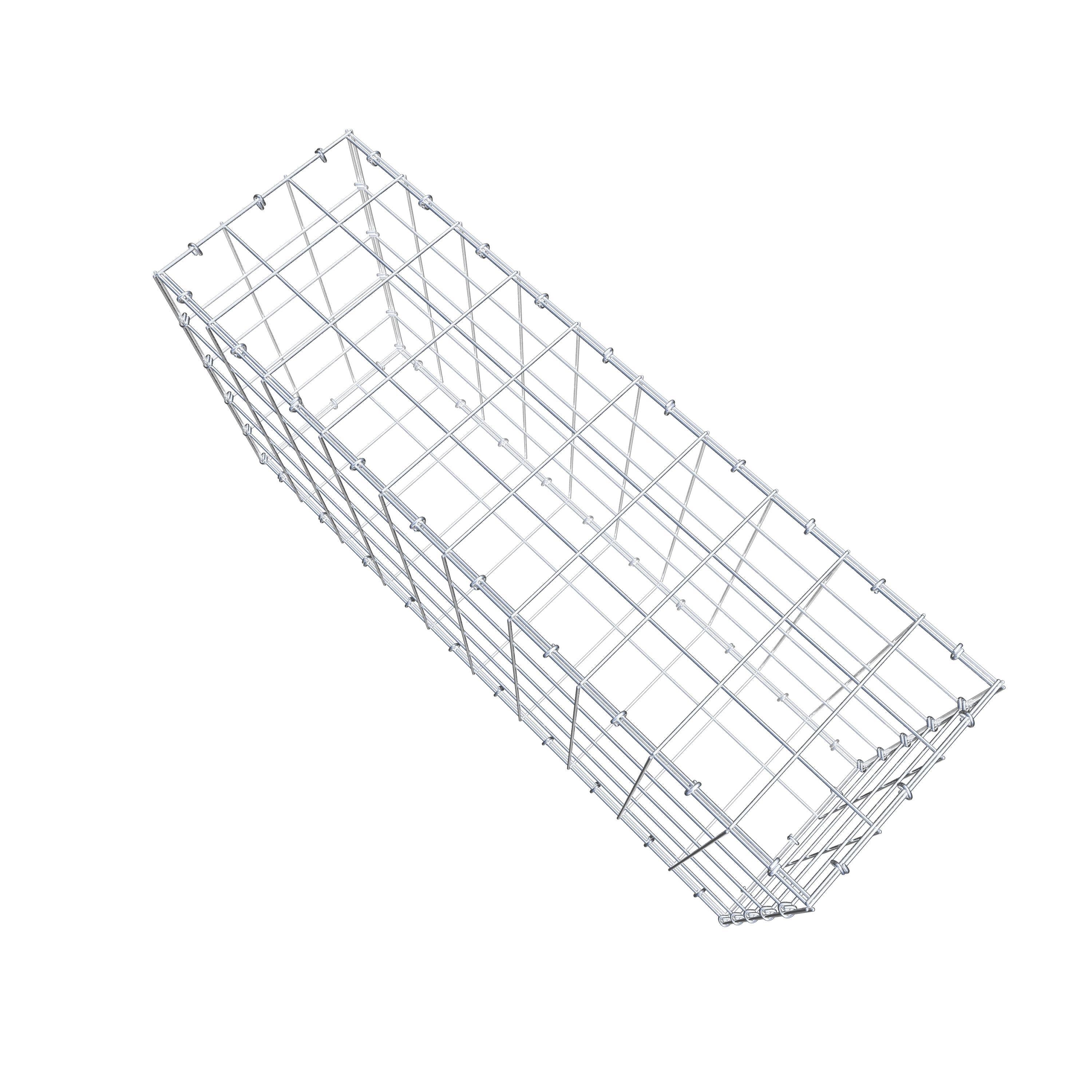 Schanskorf 100 cm x 50 cm x 30 cm (L x H x D), maaswijdte 10 cm x 10 cm, C-ring