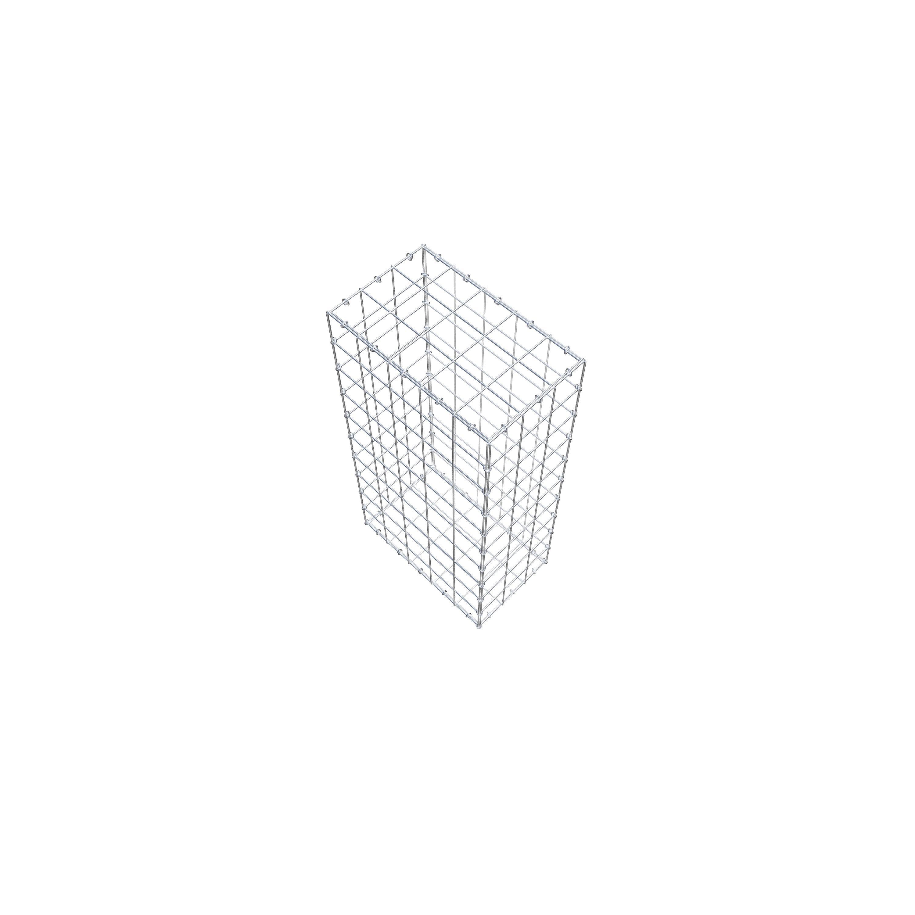 Schanskorf 100 cm x 50 cm x 30 cm (L x H x D), maaswijdte 10 cm x 10 cm, C-ring