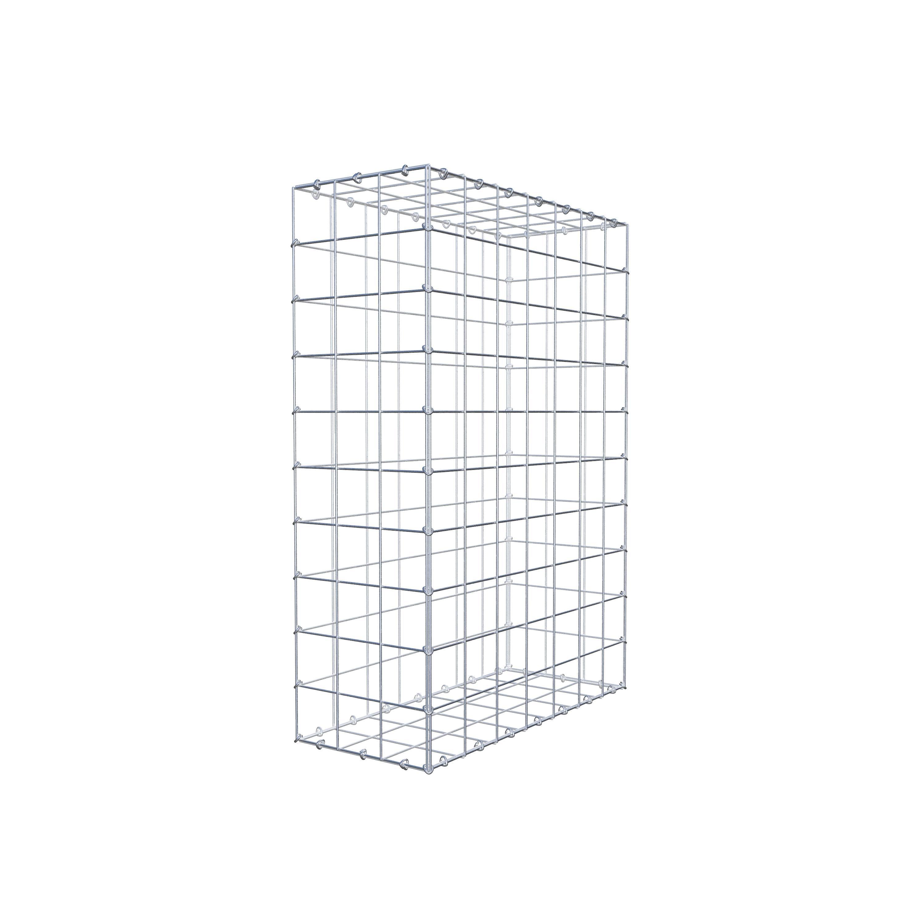 Gabion 100 cm x 70 cm x 30 cm (L x H x D), mesh size 10 cm x 10 cm, C-ring