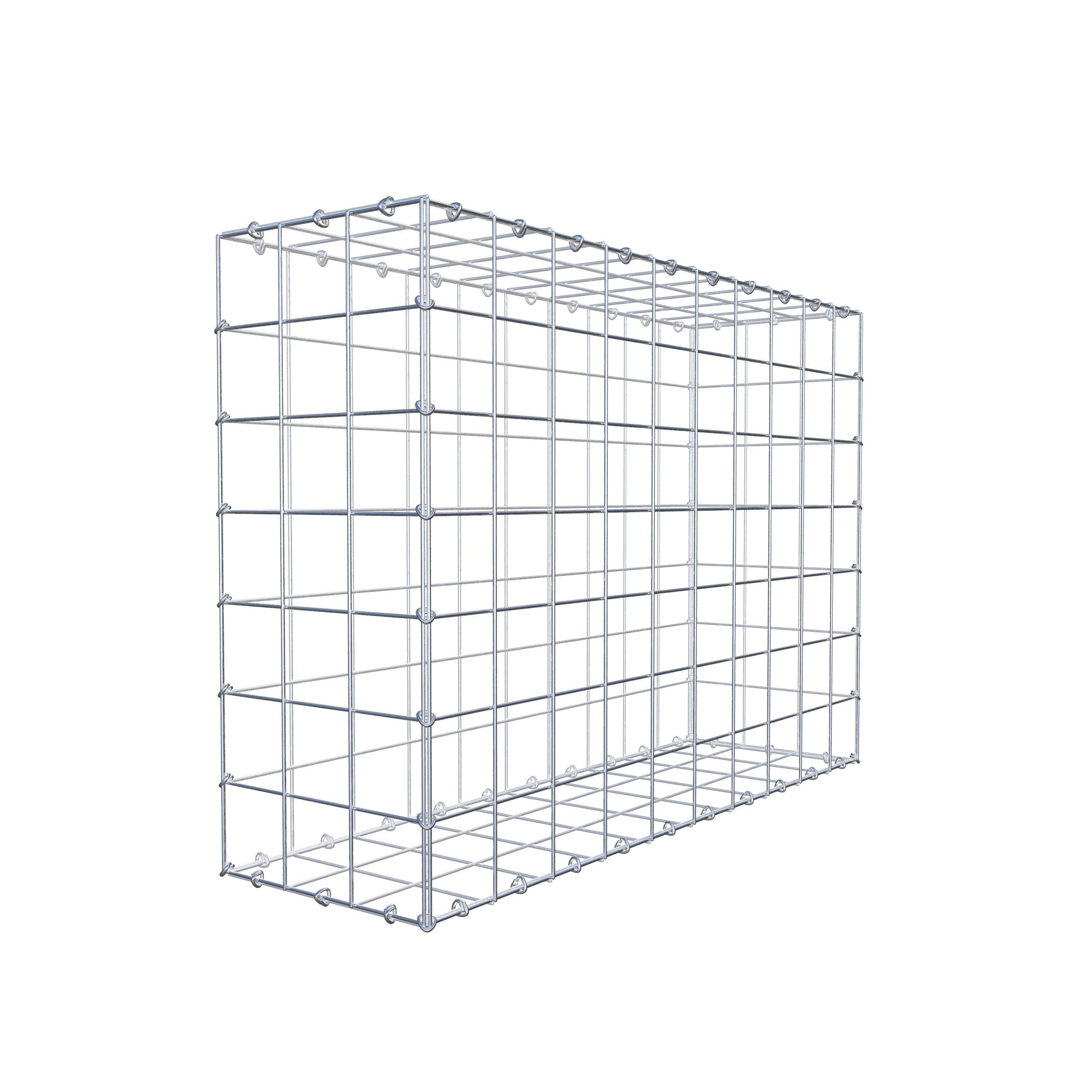 Gabion 100 cm x 70 cm x 30 cm (L x H x D), mesh size 10 cm x 10 cm, C-ring