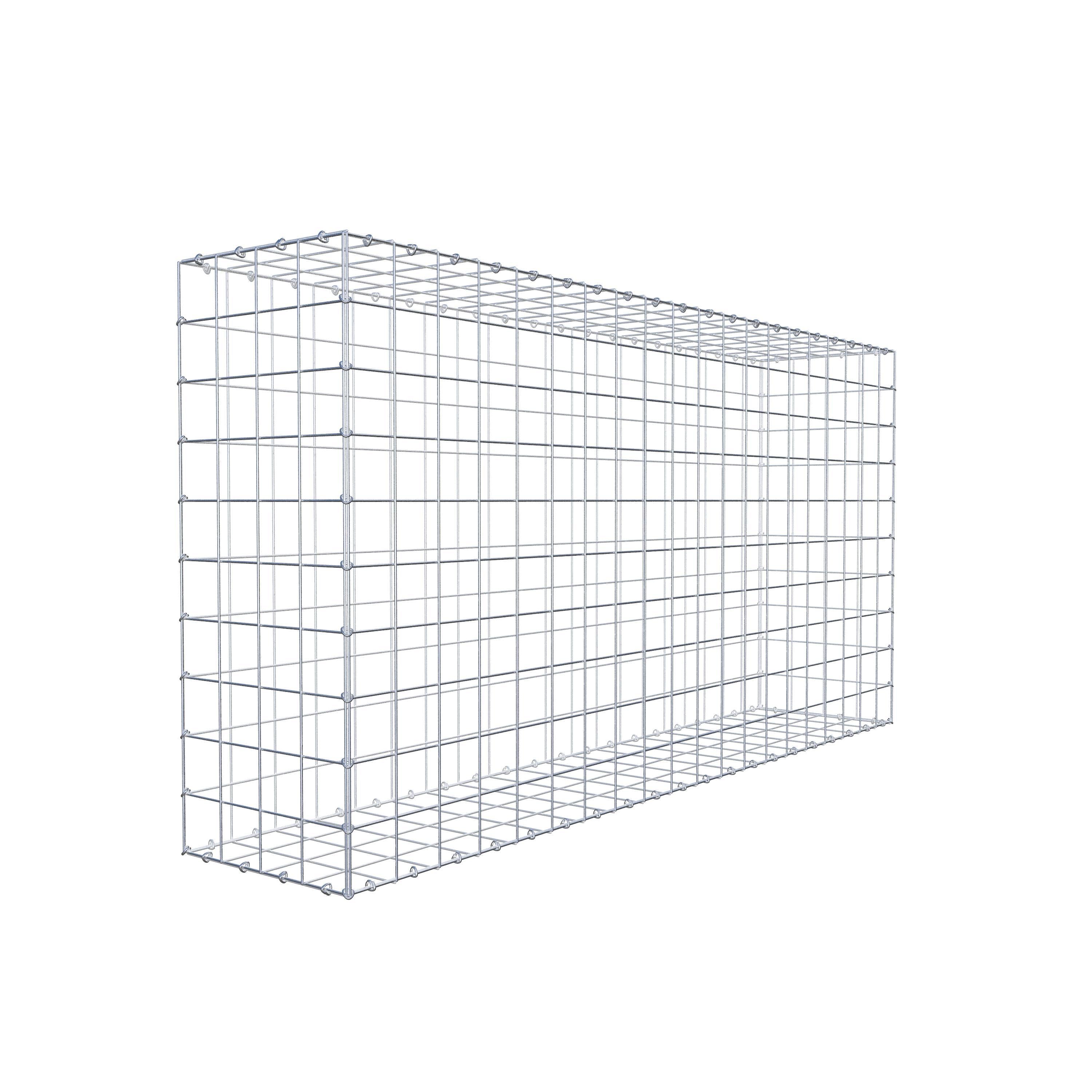 Schanskorf 200 cm x 100 cm x 40 cm (L x H x D), maaswijdte 10 cm x 10 cm, C-ring