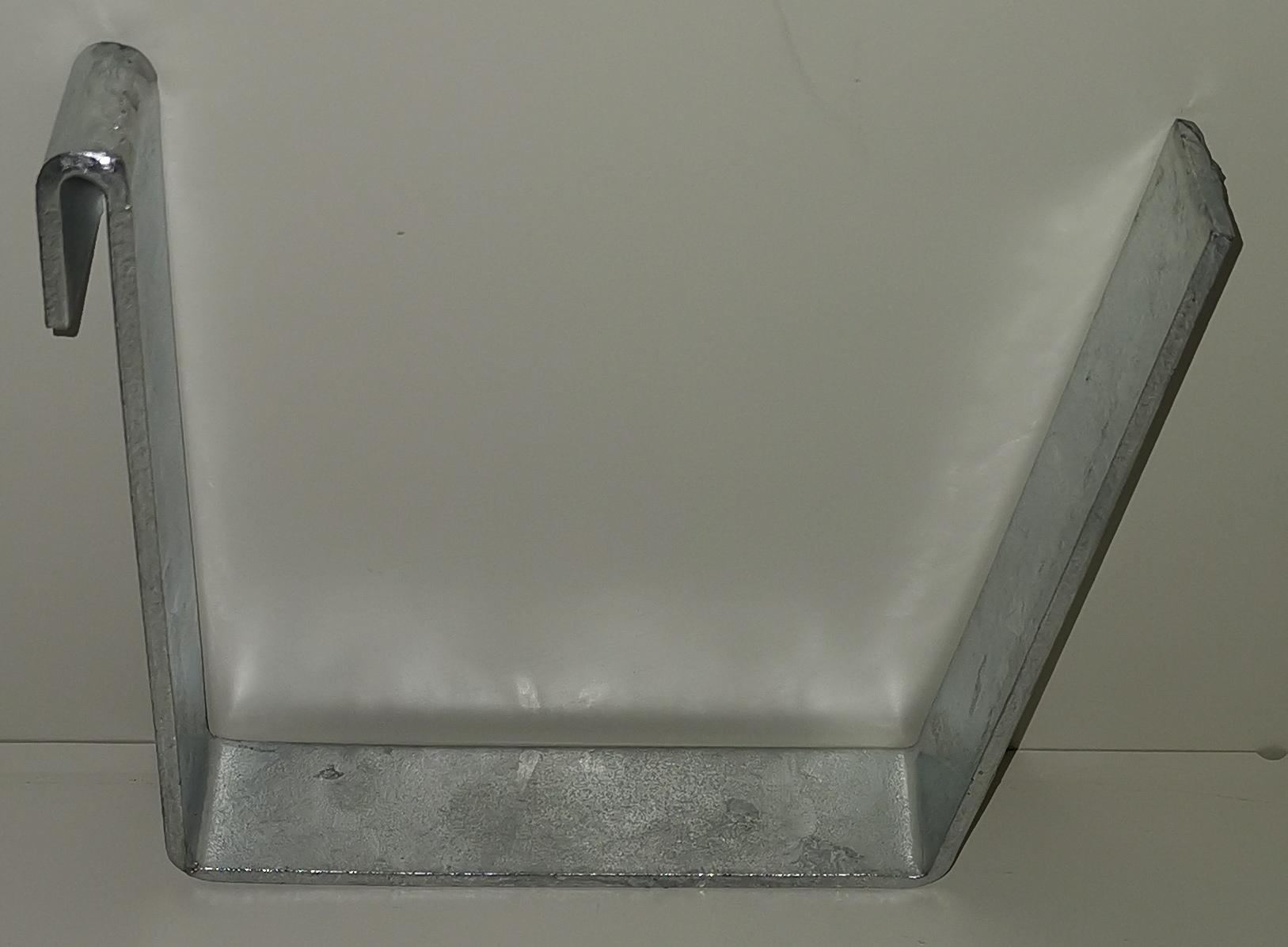 Verzinkte bloembakhouder in een set van 3 voor schanskorven MW 5 x 10