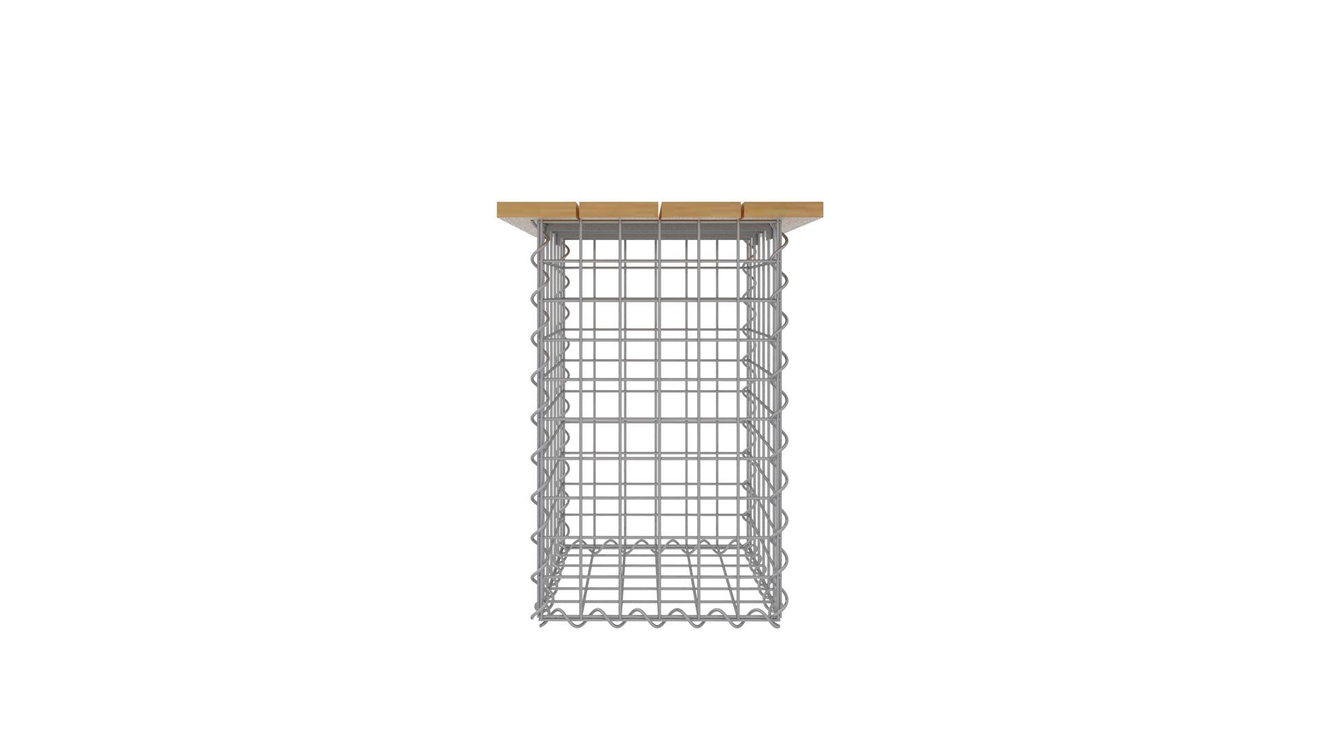 Stool spiral MW 5 x 5 TEAK