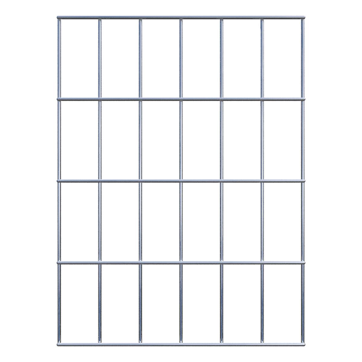 Decorative trellis / trellis (including mounting material) mesh size 5 x 10 cm