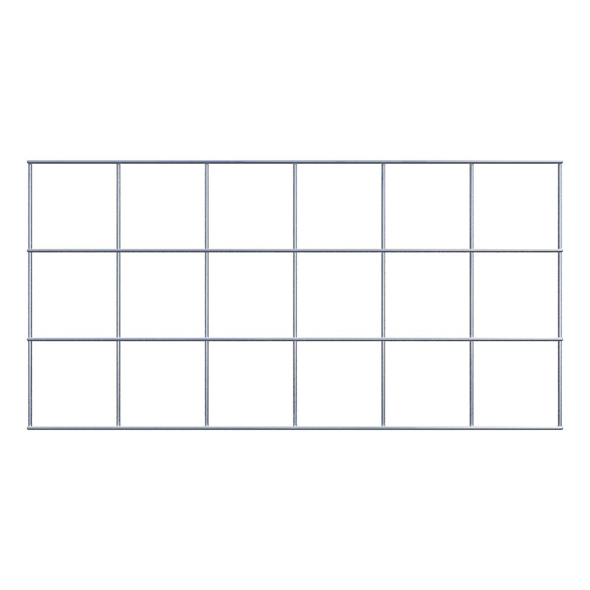 Rejilla decorativa/enrejado (incluido material de montaje) tamaño de malla 10 x 10 cm