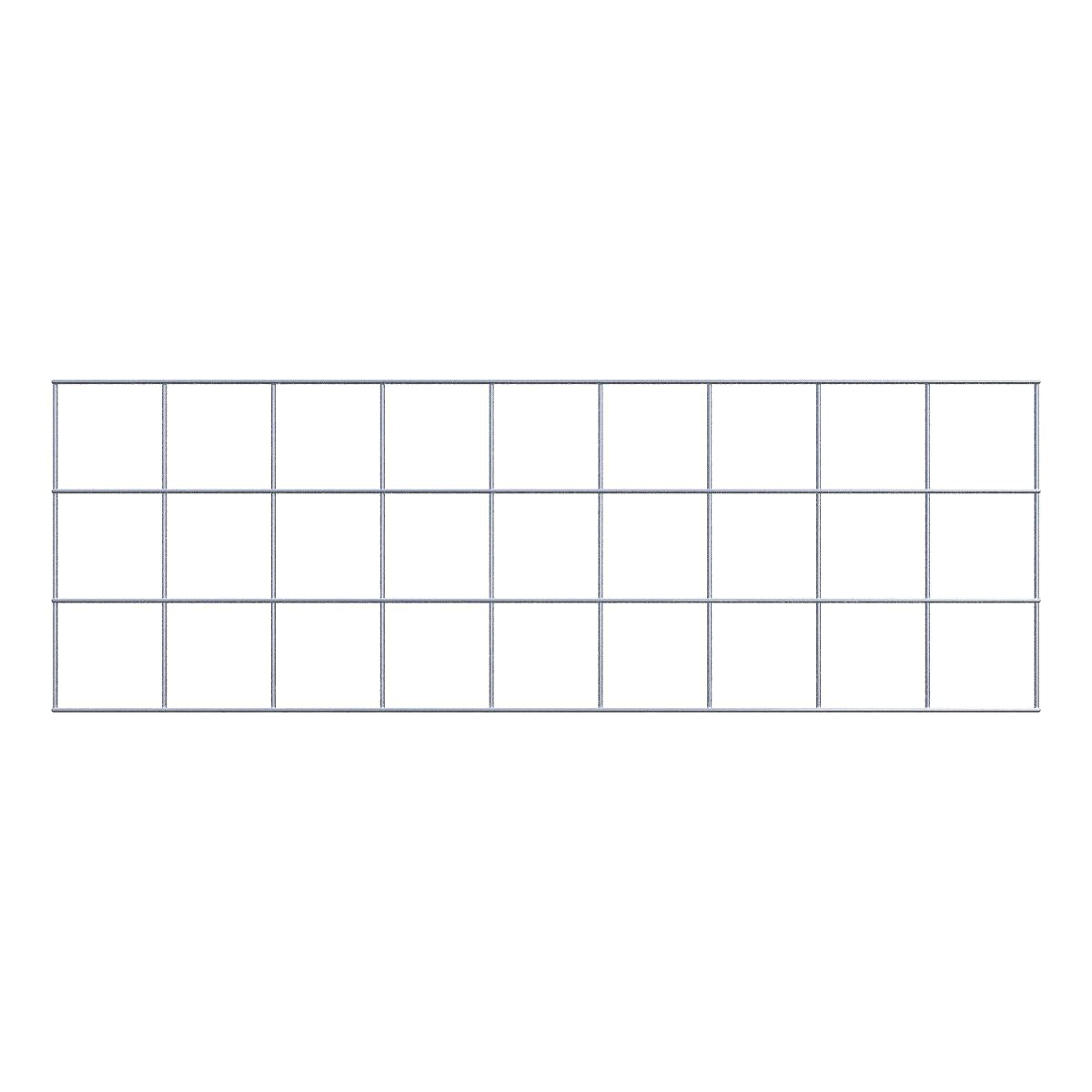 Rejilla decorativa/enrejado (incluido material de montaje) tamaño de malla 10 x 10 cm