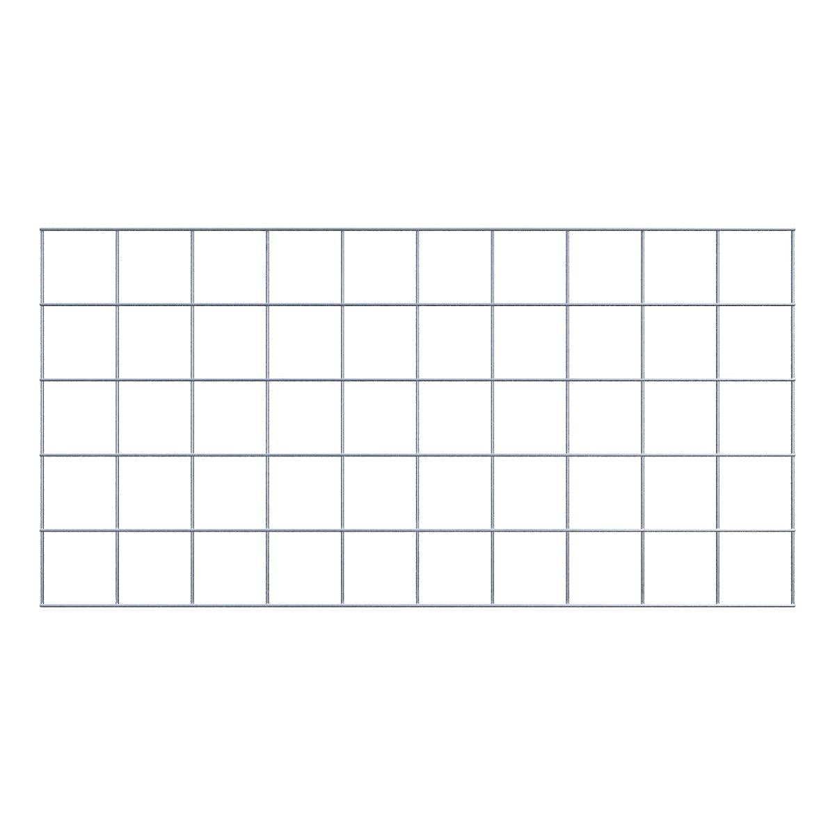 Rejilla decorativa/enrejado (incluido material de montaje) tamaño de malla 10 x 10 cm