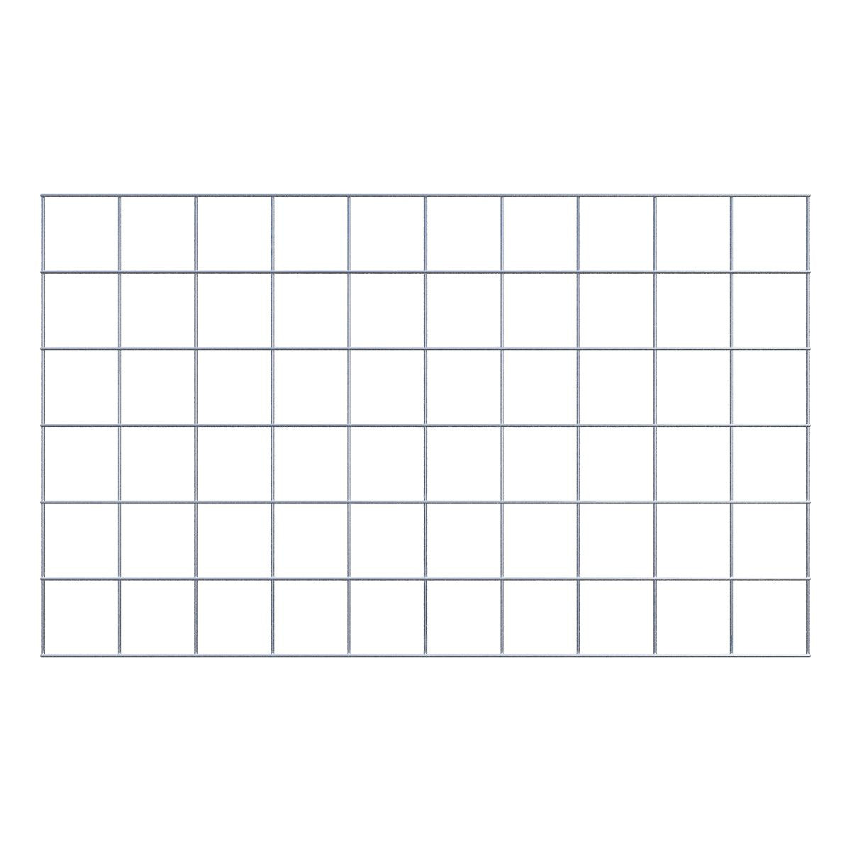 Rejilla decorativa/enrejado (incluido material de montaje) tamaño de malla 10 x 10 cm