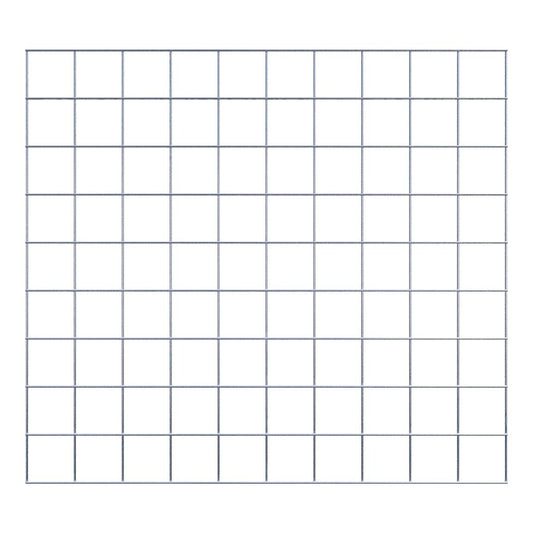 Rejilla decorativa/enrejado (incluido material de montaje) tamaño de malla 10 x 10 cm