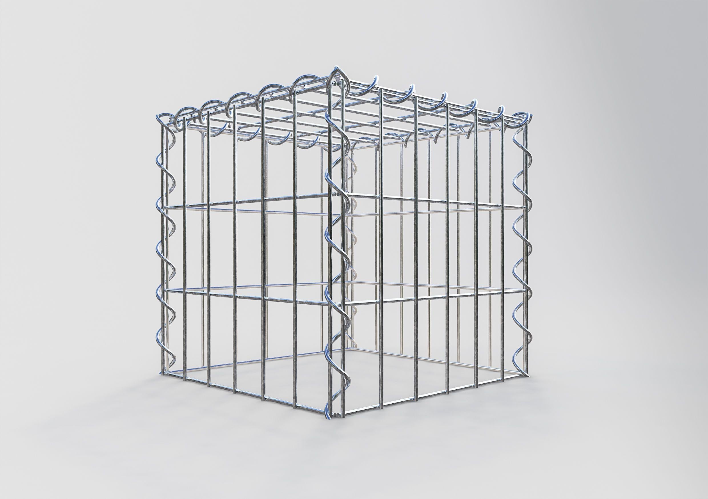 Gavión adicional tipo 3 30 cm x 30 cm x 30 cm (L x A x P), malla 5 cm x 10 cm, en espiral