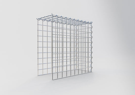 Extra gabion typ 4 50 cm x 50 cm x 20 cm (L x H x D), maskstorlek 5 cm x 5 cm, spiral