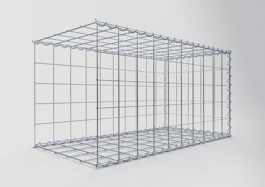 Add-on schanskorf type 2 100 cm x 50 cm x 50 cm (L x H x D), maaswijdte 10 cm x 10 cm, spiraal