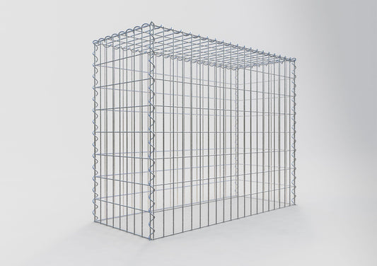 Extra gabion typ 3 100 cm x 80 cm x 40 cm (L x H x D), maskstorlek 5 cm x 10 cm, spiral