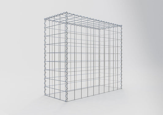 Extra gabion typ 3 100 cm x 90 cm x 40 cm (L x H x D), maskstorlek 10 cm x 10 cm, spiral