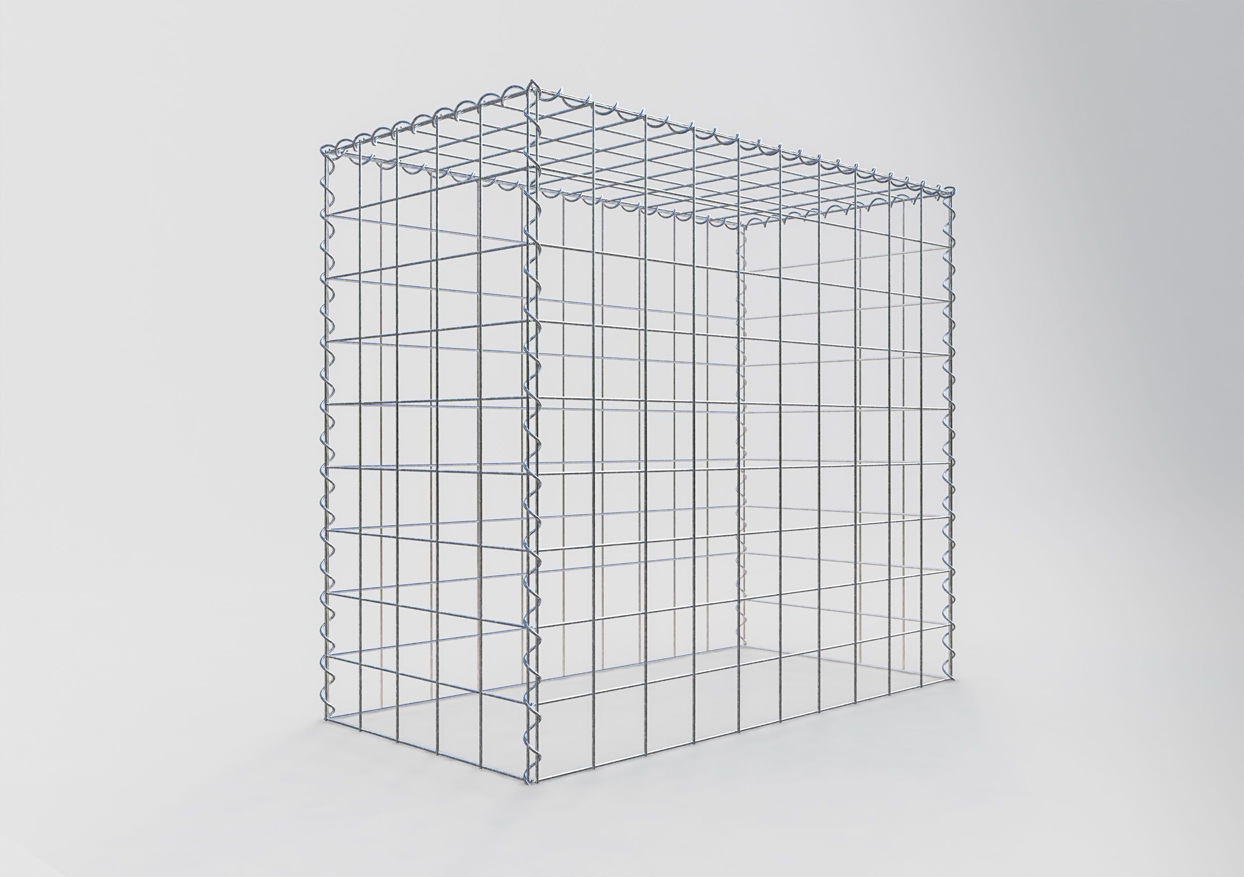 Gavión complementario tipo 3 100 cm x 90 cm x 50 cm (L x A x P), malla 10 cm x 10 cm, espiral