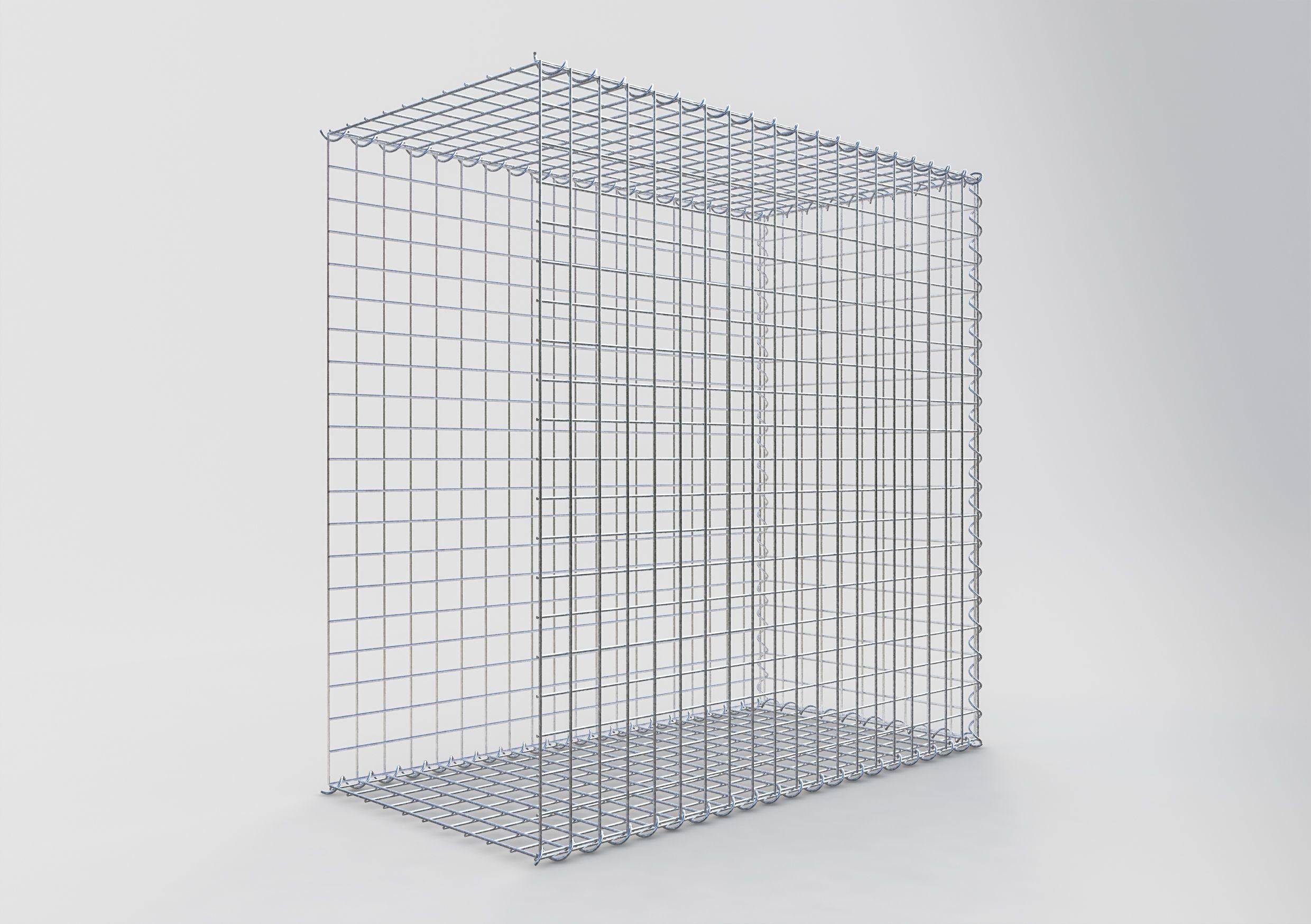 Gavión complementario tipo 2 100 cm x 100 cm x 50 cm (L x A x P), malla 5 cm x 5 cm, espiral