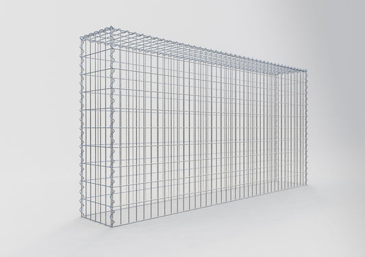 Opvokset gabion type 3 200 cm x 100 cm x 30 cm (L x H x D), maskestørrelse 5 cm x 10 cm, spiral