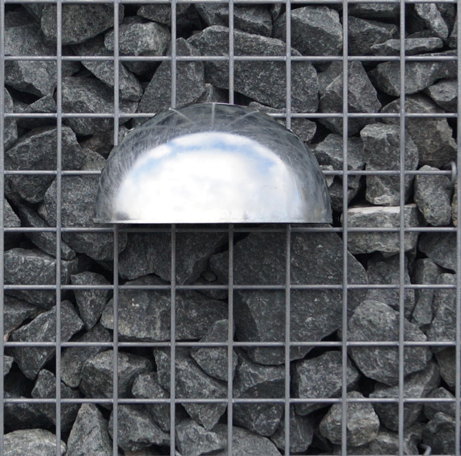 Luminária galvanizada com suporte