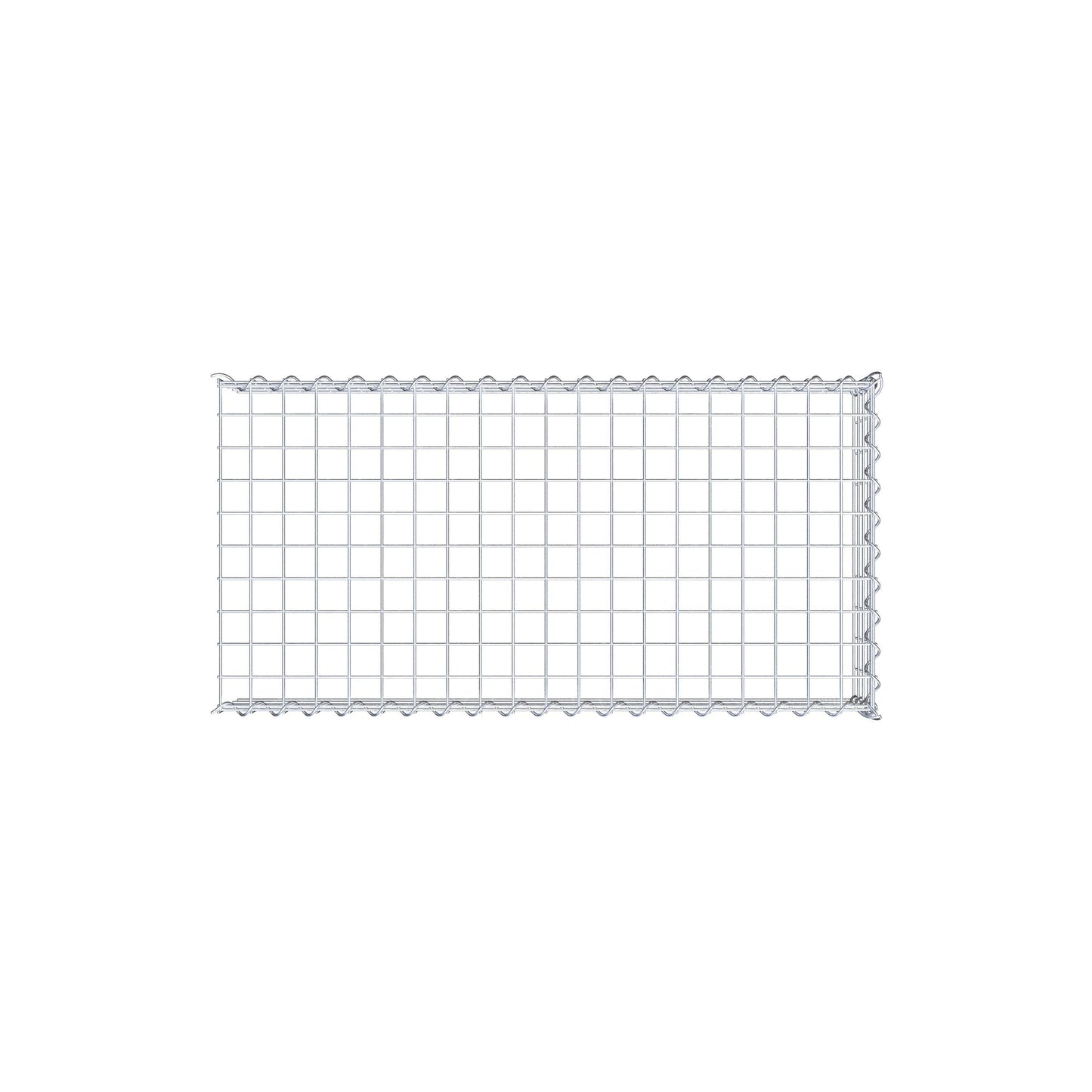 Grown-on gabion type 4 100 cm x 20 cm x 50 cm (L x H x D), mesh size 5 cm x 5 cm, spiral