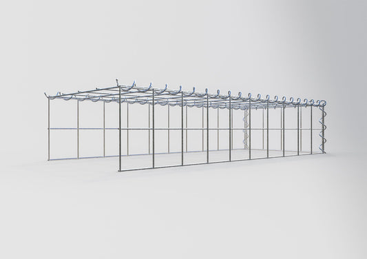 Gabbione aggiuntivo tipo 4 100 cm x 20 cm x 40 cm (L x A x P), maglia 10 cm x 10 cm, spirale