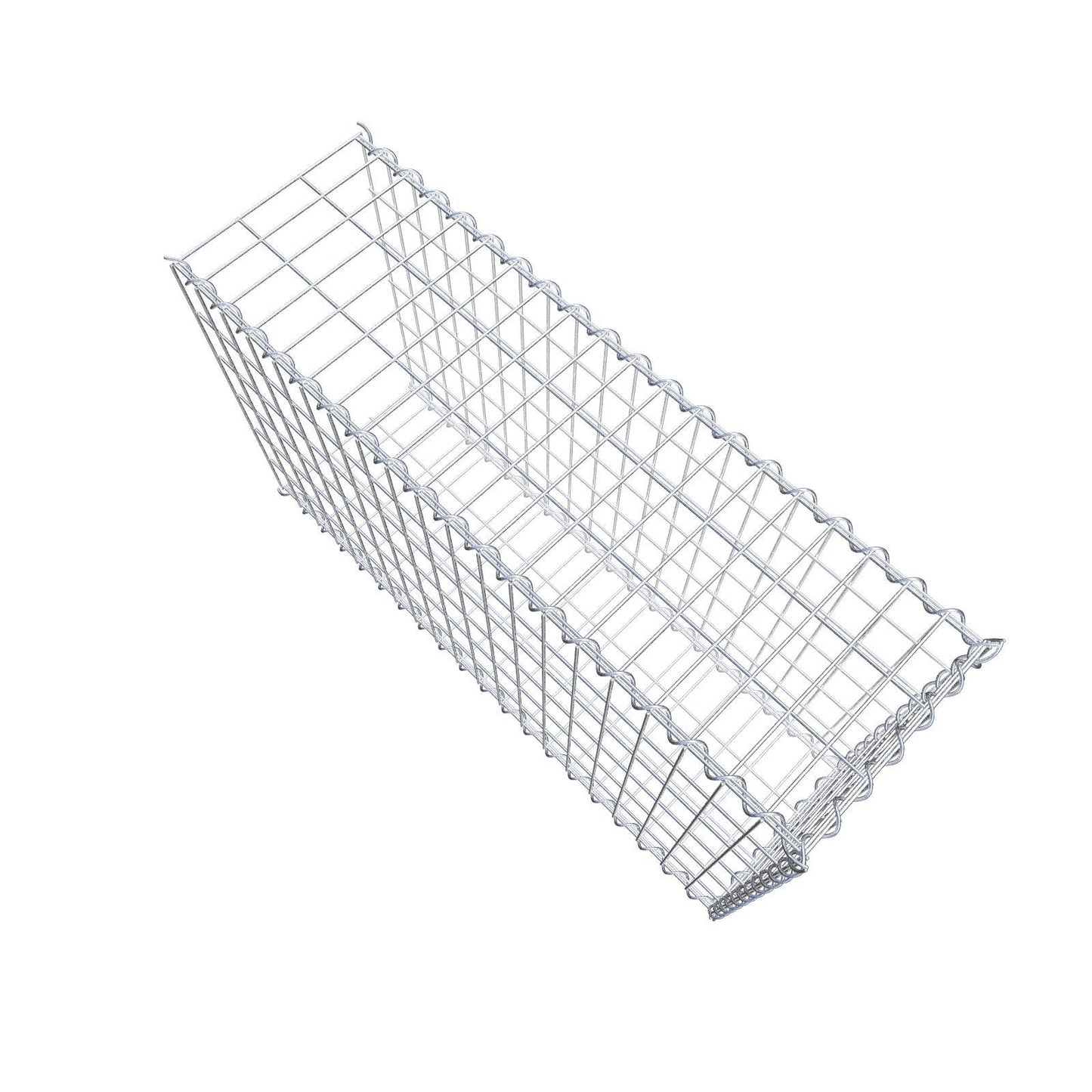 Gabbione aggiuntivo tipo 2 100 cm x 60 cm x 30 cm (L x A x P), maglia 5 cm x 10 cm, spirale