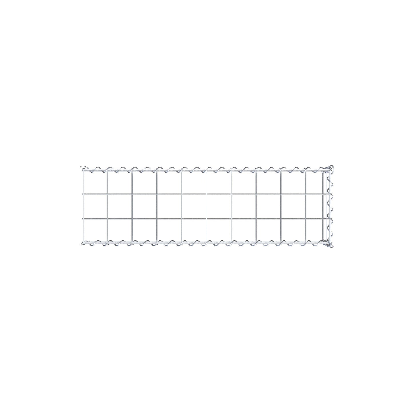 Anbaugabione Typ 4 100 cm x 20 cm x 30 cm (L x H x T), Maschenweite 10 cm x 10 cm, Spirale