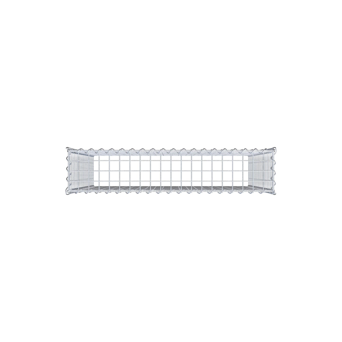 Grown-on gabion type 3 100 cm x 100 cm x 20 cm (L x H x D), mesh size 5 cm x 5 cm, spiral