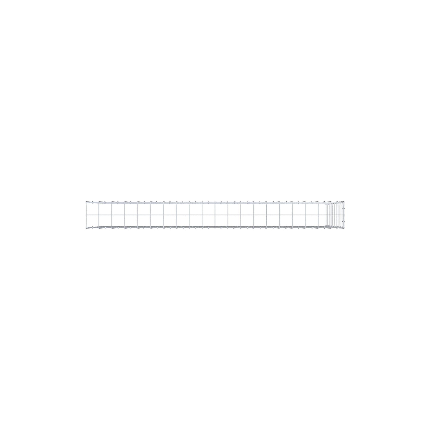 Gavión adicional tipo 4 200 cm x 100 cm x 20 cm (L x A x P), malla 10 cm x 10 cm, anillo en C