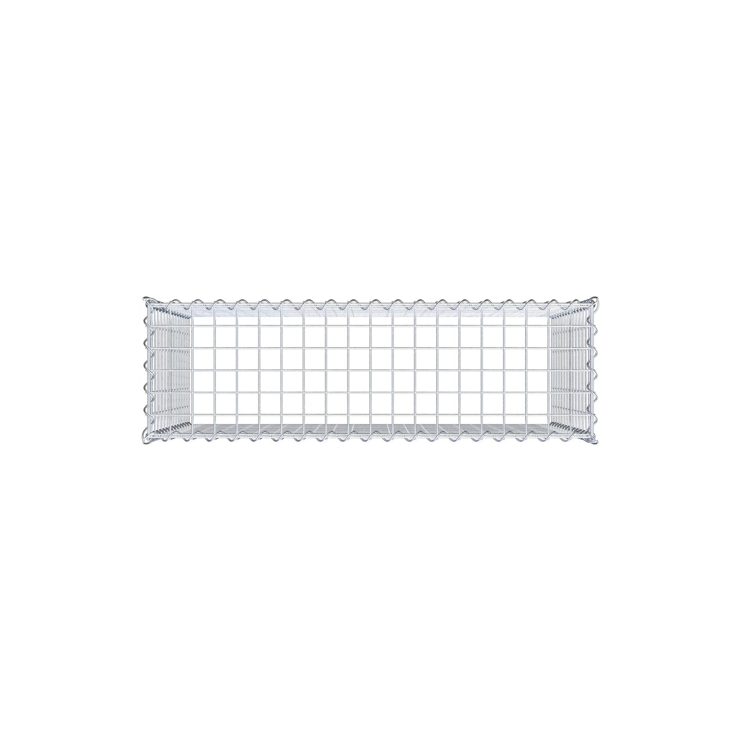 Grown-on gabion type 3 100 cm x 70 cm x 30 cm (L x H x D), mesh size 5 cm x 5 cm, spiral