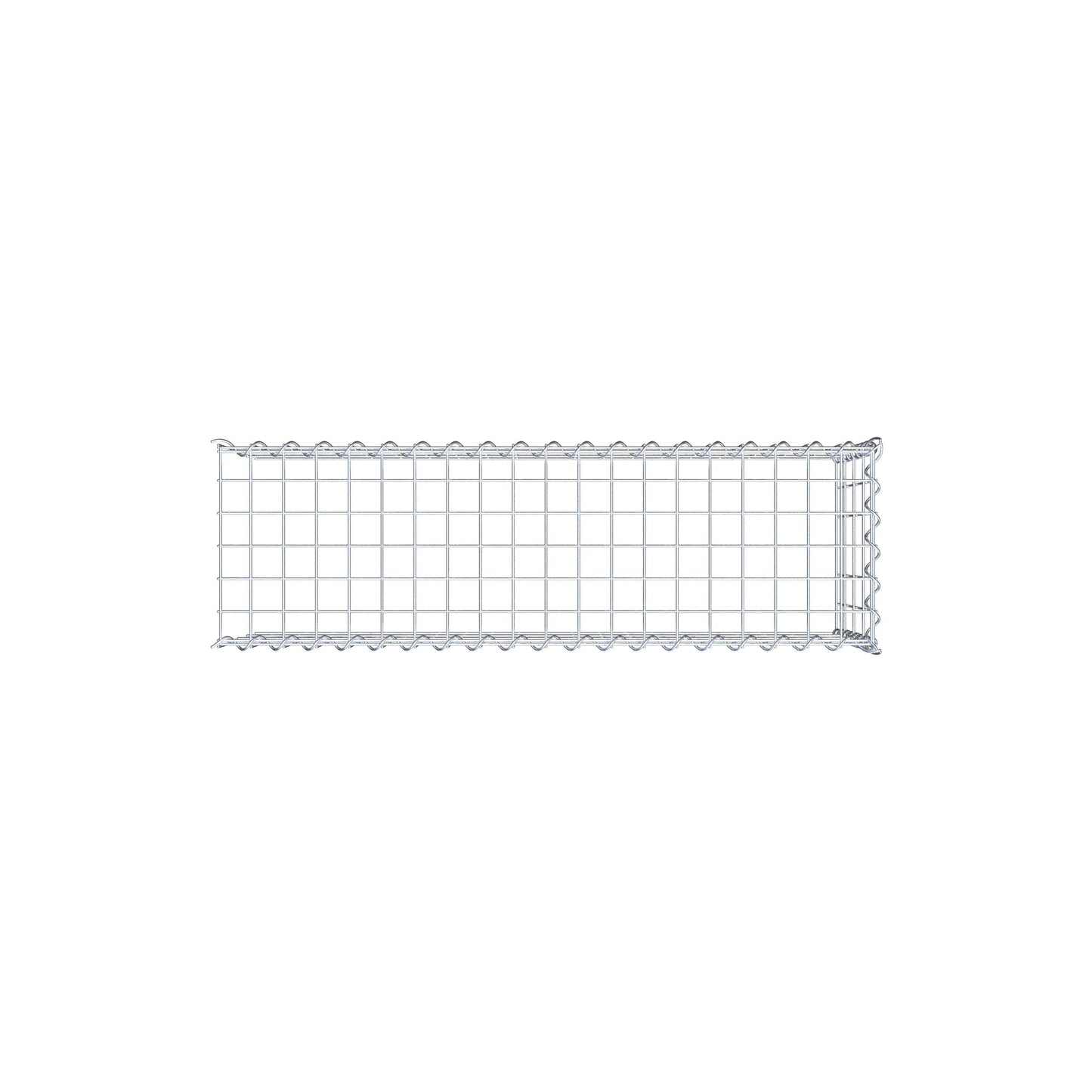 Gabião Tipo 4 100 cm x 40 cm x 30 cm (C x A x P), malhagem 5 cm x 10 cm, espiral