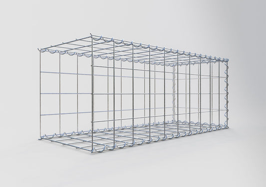 Add-on schanskorf type 2 100 cm x 40 cm x 40 cm (L x H x D), maaswijdte 10 cm x 10 cm, spiraal