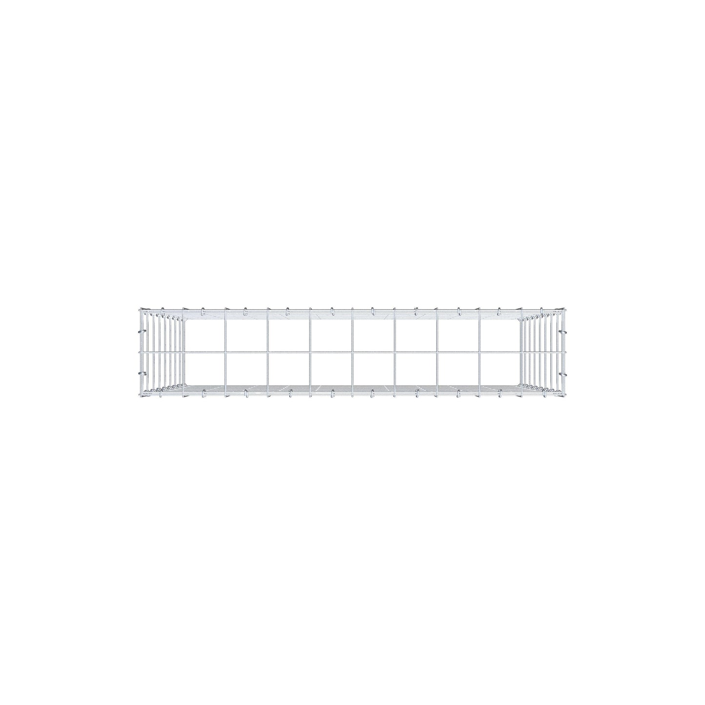 Fourche rapportée type 3 100 cm x 80 cm x 20 cm (L x H x P), mailles 10 cm x 10 cm, anneau C