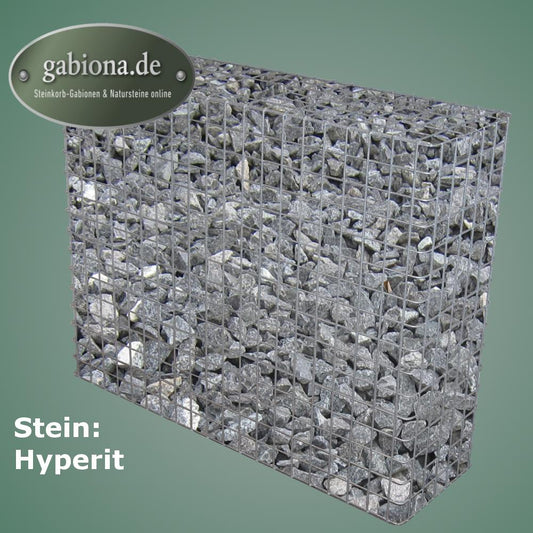 Gabion hot-dip galvanized 102 cm x 82 cm x 32 cm, mesh size 5 cm x 5 cm, fully welded