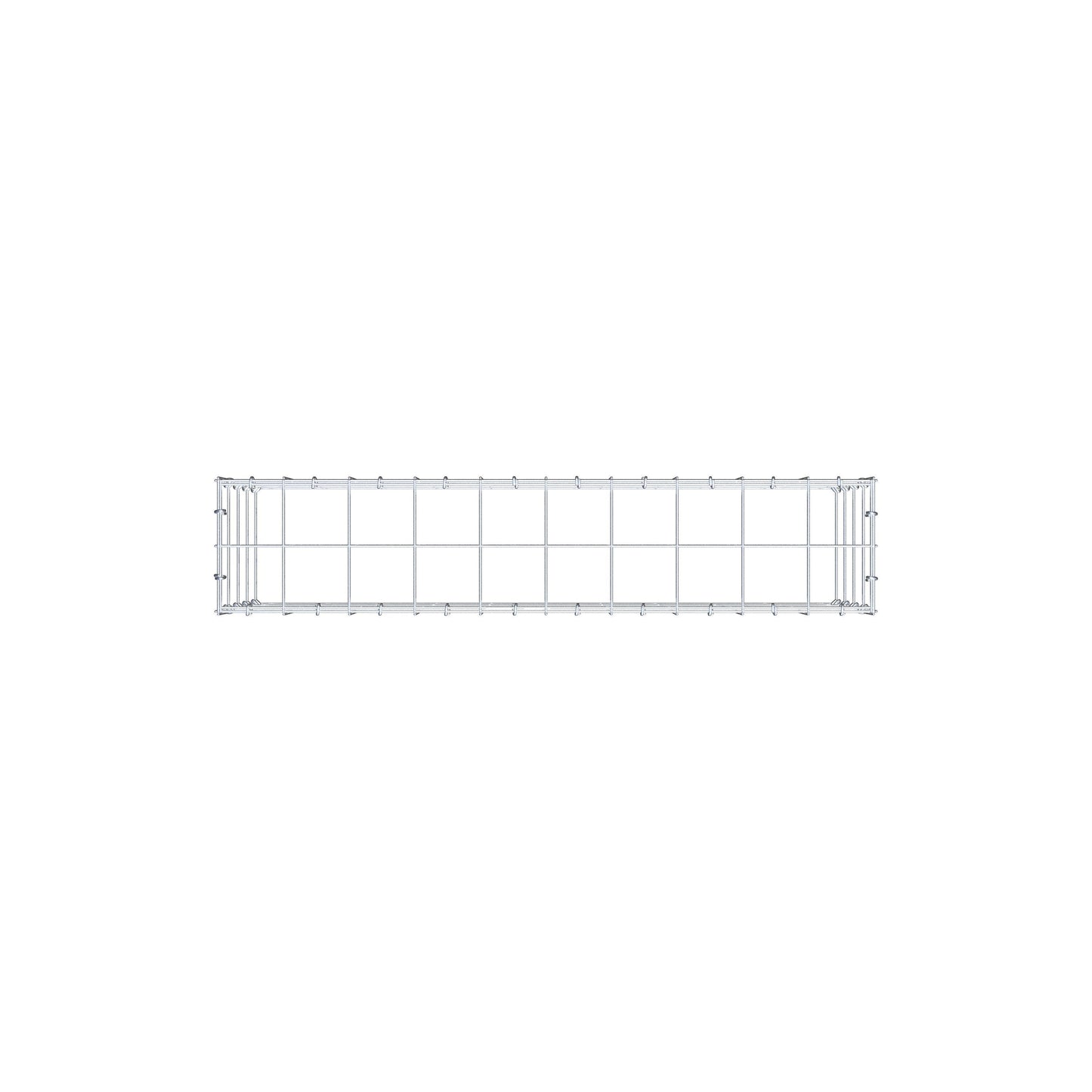 Gabbione aggiuntivo di tipo 3 100 cm x 40 cm x 20 cm (L x A x P), maglia 10 cm x 10 cm, anello a C