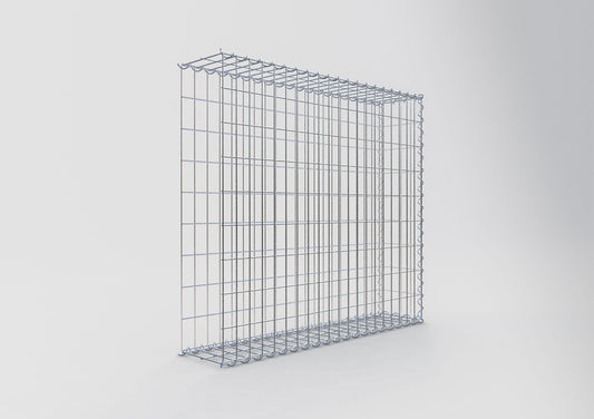 Opvokset gabion type 2 100 cm x 90 cm x 20 cm (L x H x D), maskestørrelse 5 cm x 10 cm, spiral