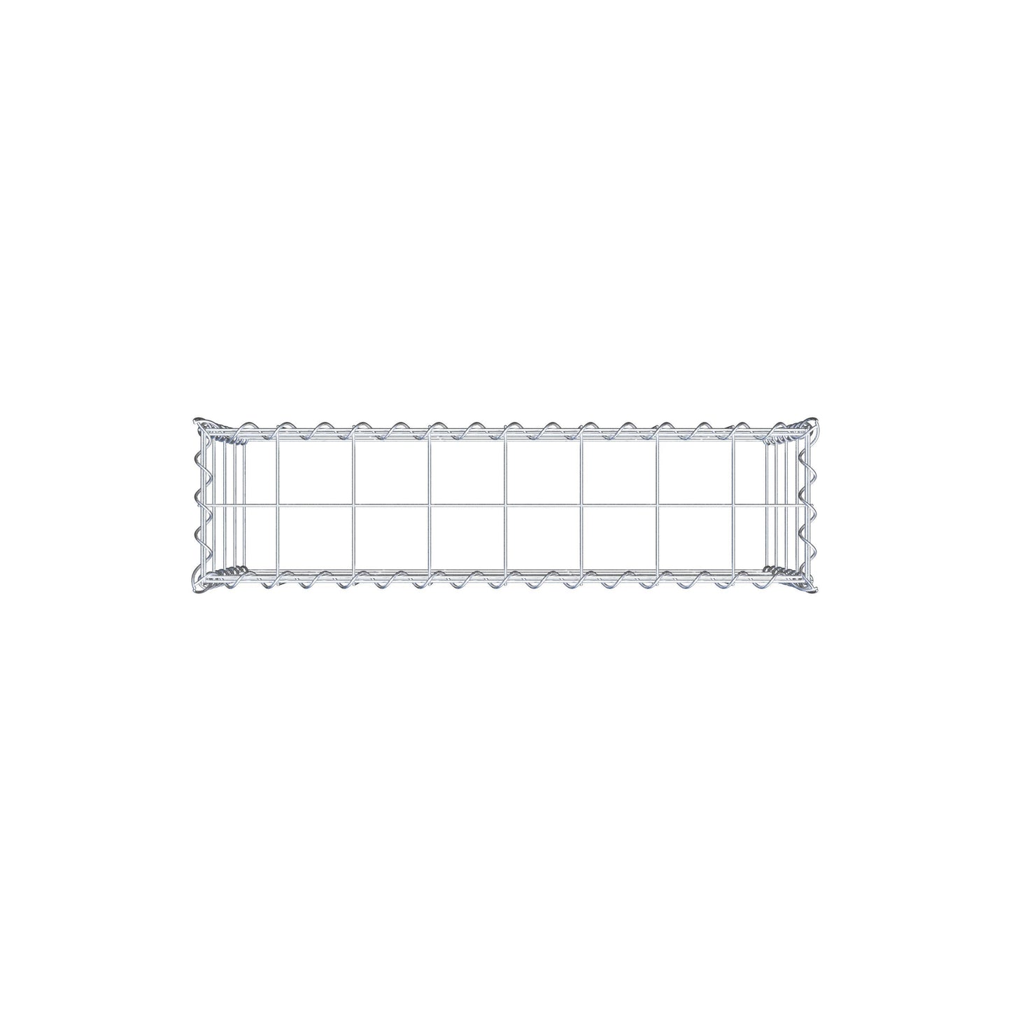 Anbaugabione Typ 3 80 cm x 40 cm x 20 cm (L x H x T), Maschenweite 10 cm x 10 cm, Spirale