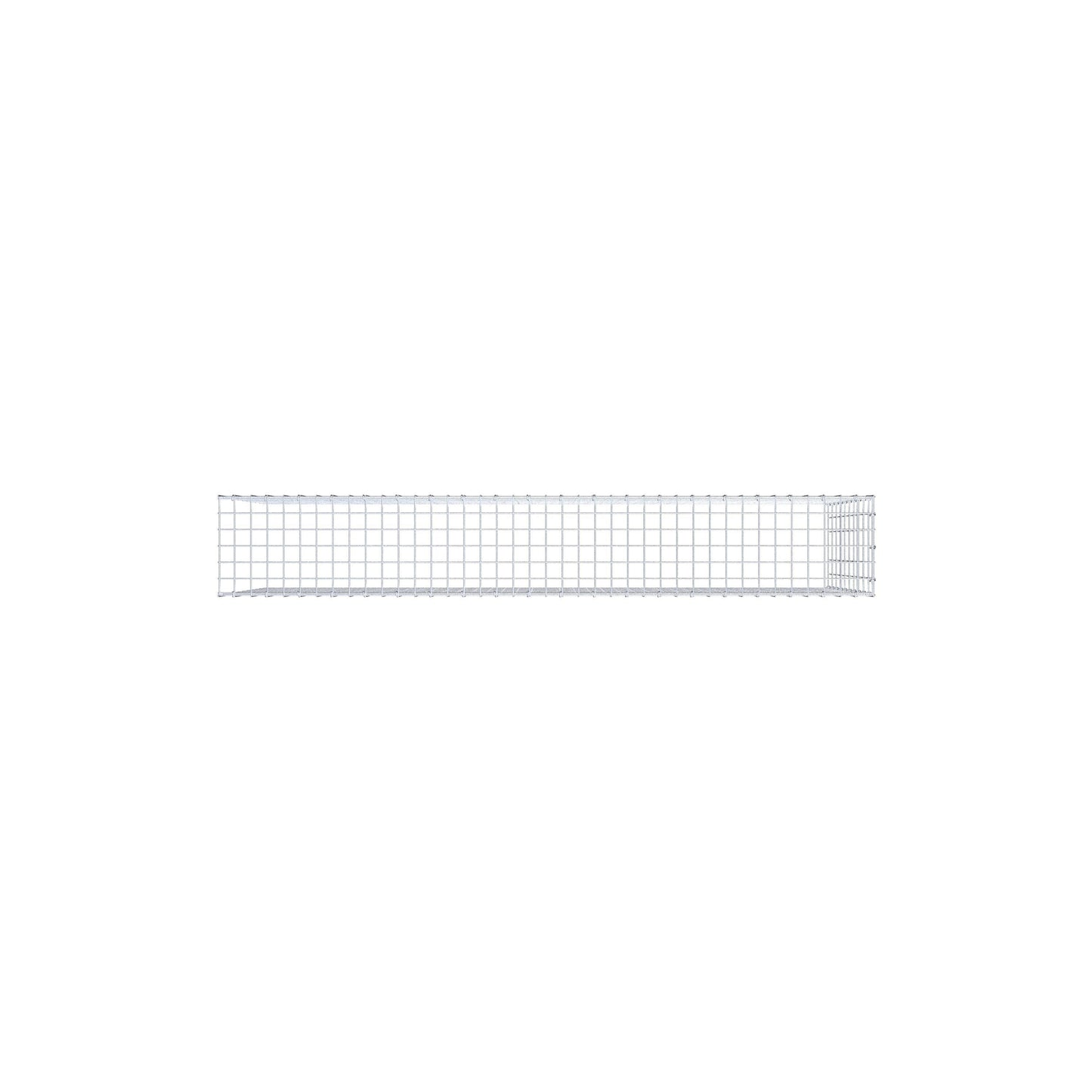 Anbaugabione Typ 4 200 cm x 100 cm x 30 cm (L x H x T), Maschenweite 5 cm x 10 cm, C-Ring