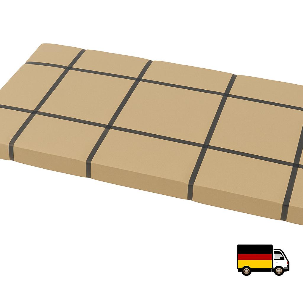 Raised bed square 130 cm x 80 cm x 80 cm (L x H x D), mesh size 5 x 10 cm, wall thickness 10 cm