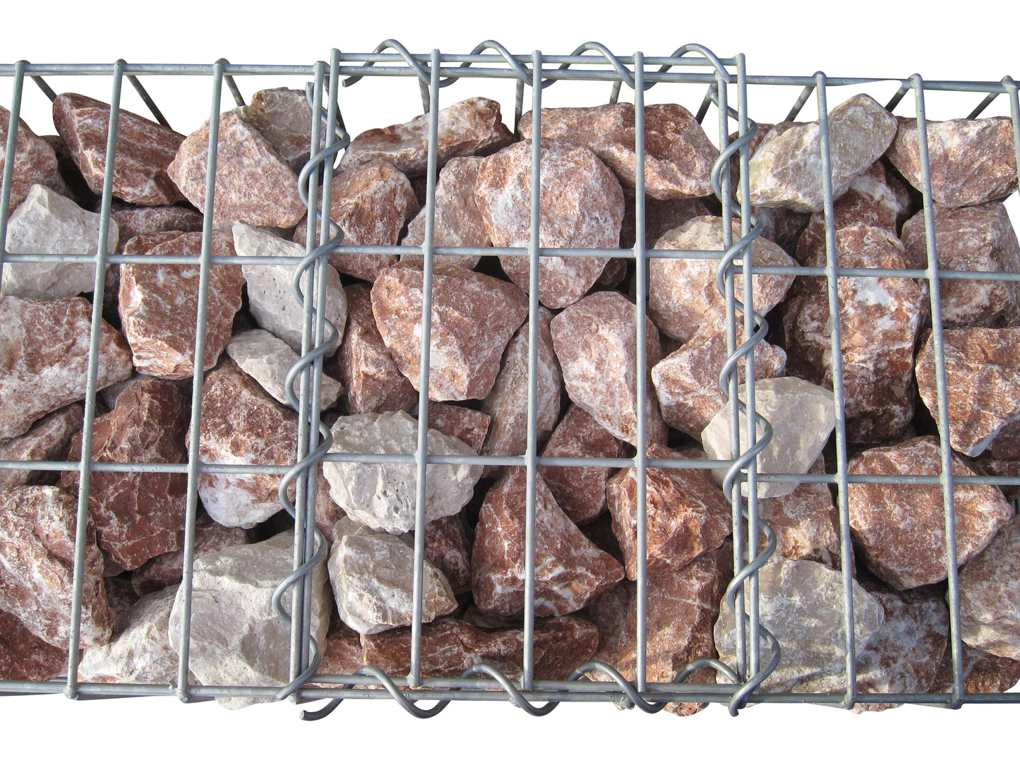 Gabion galvanisé à chaud 102 cm x 82 cm x 32 cm, mailles 5 cm x 10 cm, entièrement soudé