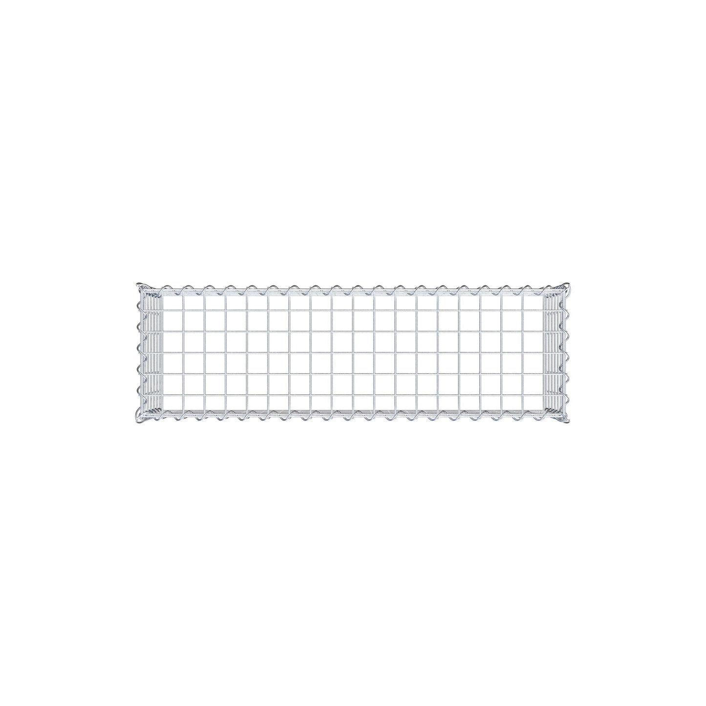 Anbaugabione Typ 3 100 cm x 30 cm x 30 cm (L x H x T), Maschenweite 5 cm x 5 cm, Spirale