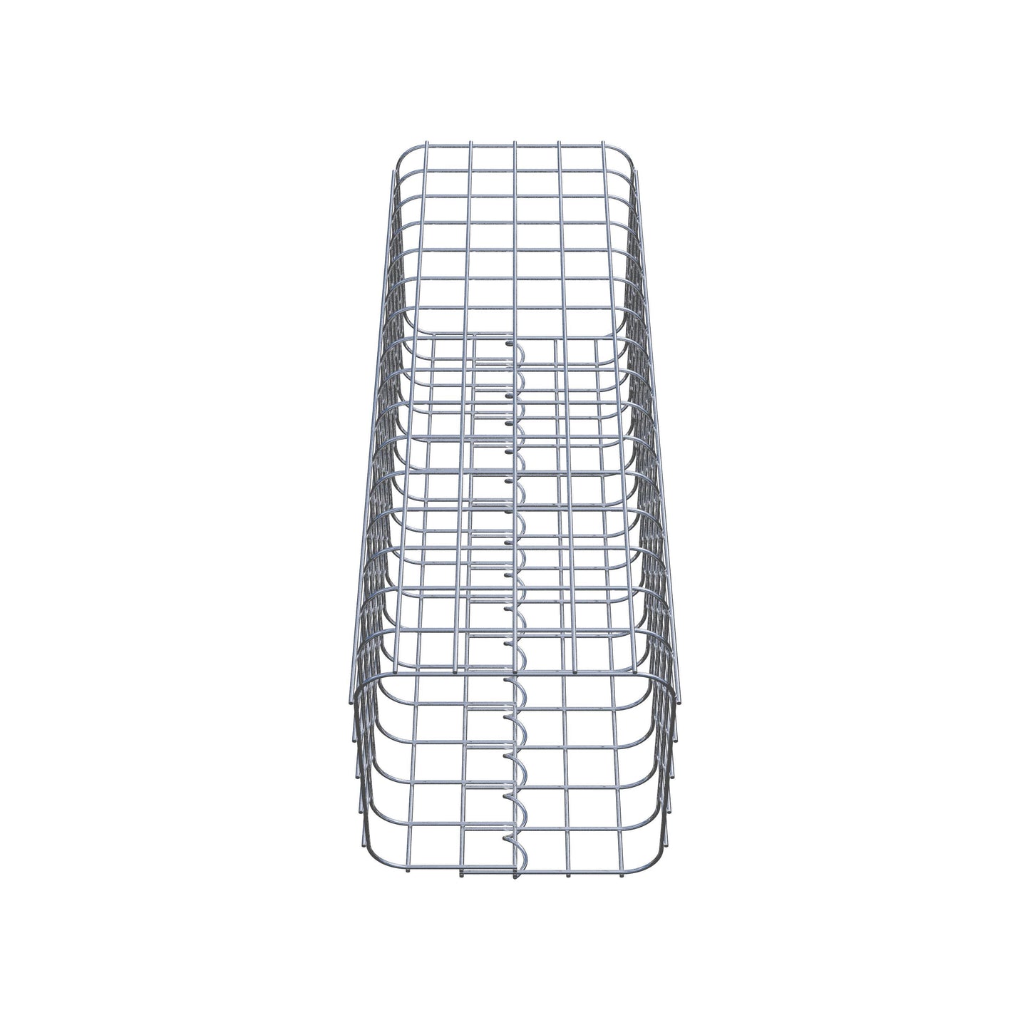 Colonne de gabion carrée 27 cm x 27 cm, hauteur 80 cm, MW 5 cm x 5 cm