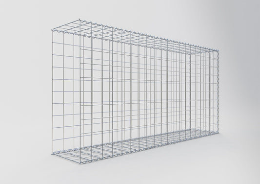 Gavión complementario tipo 2 200 cm x 100 cm x 40 cm (L x A x P), malla 10 cm x 10 cm, espiral