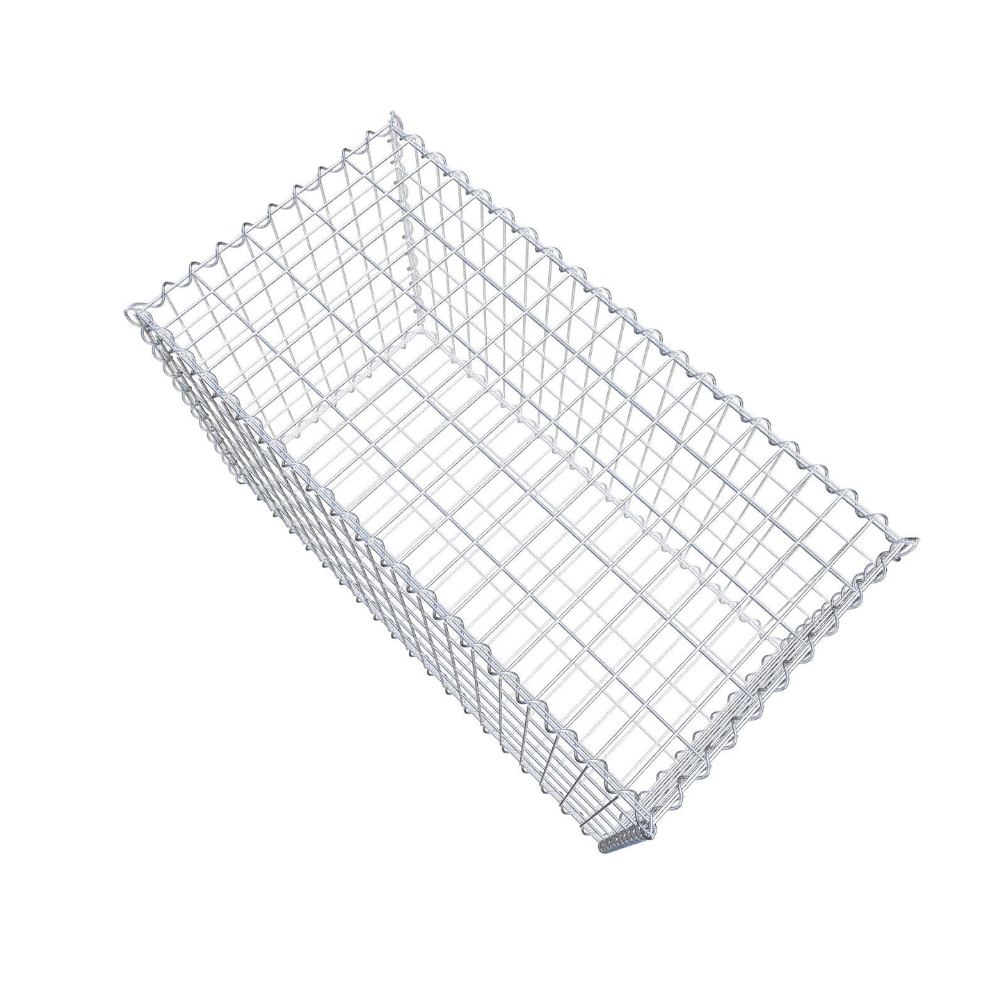 Gabion 100 cm x 60 cm x 50 cm (L x H x D), mesh size 5 cm x 10 cm, spiral
