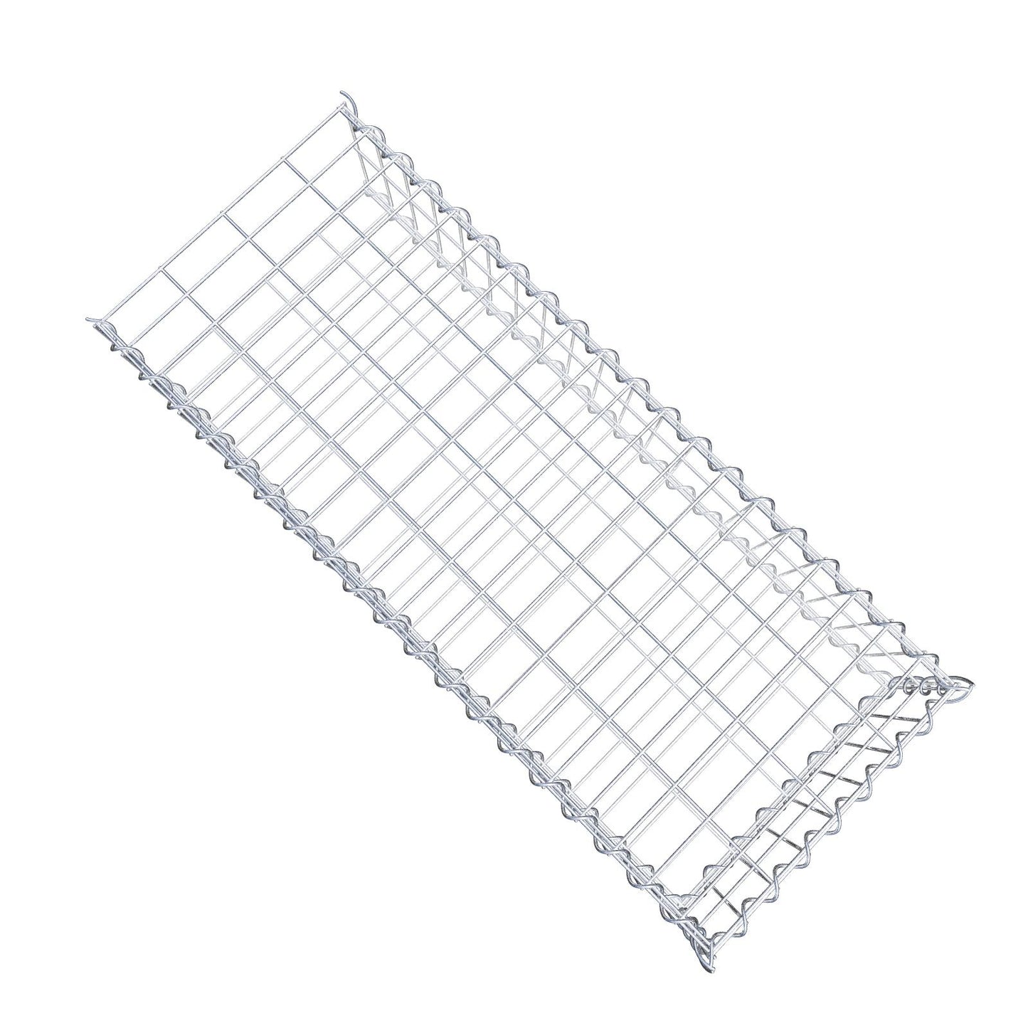 Gabião tipo 2 100 cm x 20 cm x 40 cm (C x A x P), malhagem 5 cm x 10 cm, espiral