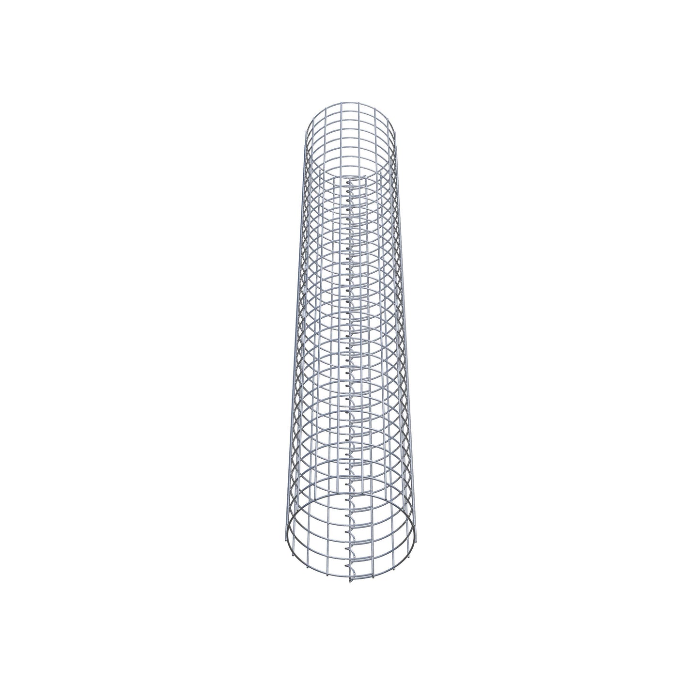 Gabionensäule rund 27 cm Durchmesser, 160 cm Höhe, Maschenweite 5 cm x 5 cm