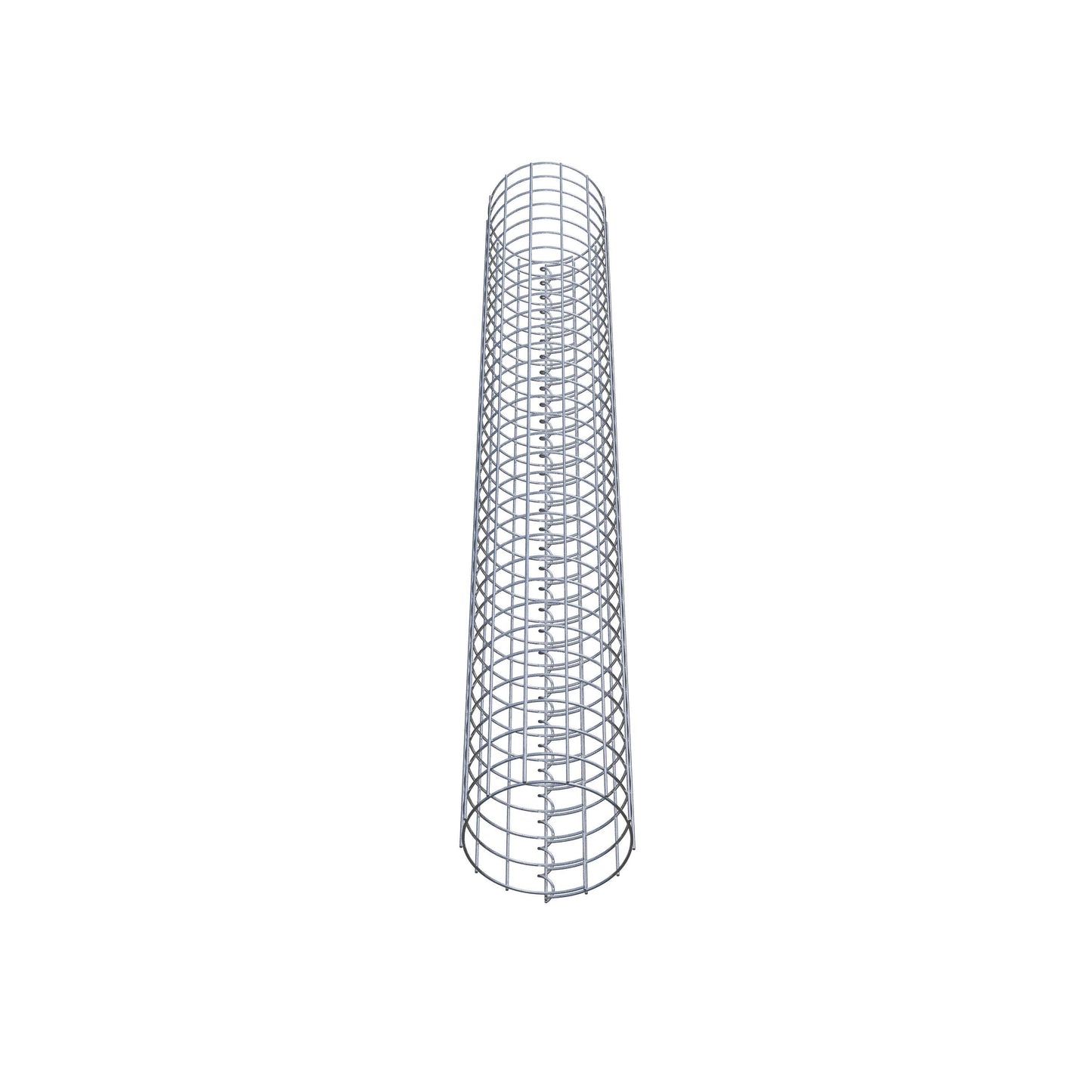 Gabionpelare rund 22 cm diameter, 160 cm höjd, maskstorlek 5 cm x 5 cm