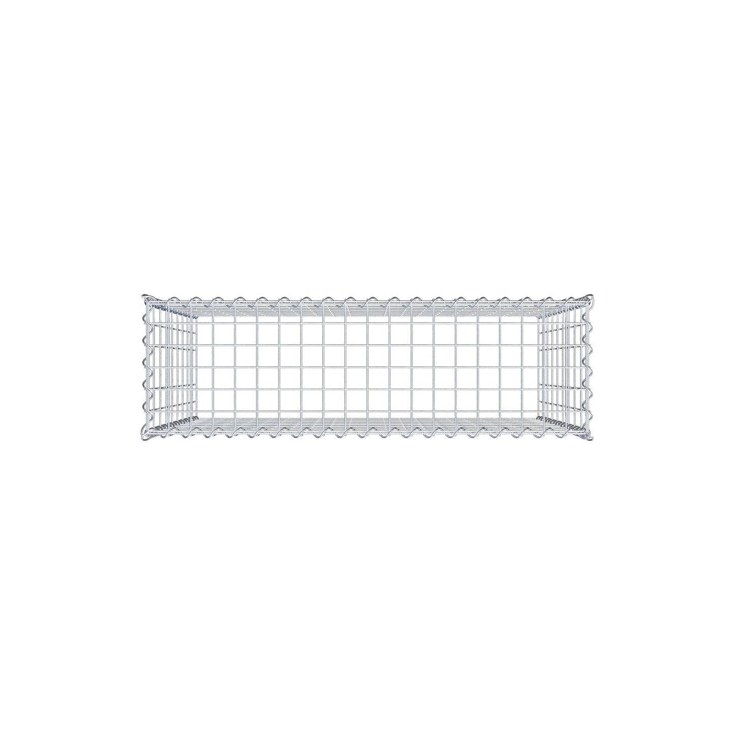 Grown-on gabion type 3 100 cm x 90 cm x 30 cm (L x H x D), mesh size 5 cm x 10 cm, spiral
