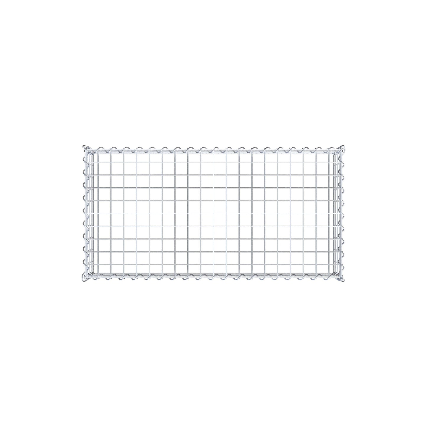 Extra gabion typ 3 100 cm x 20 cm x 50 cm (L x H x D), maskstorlek 5 cm x 5 cm, spiral